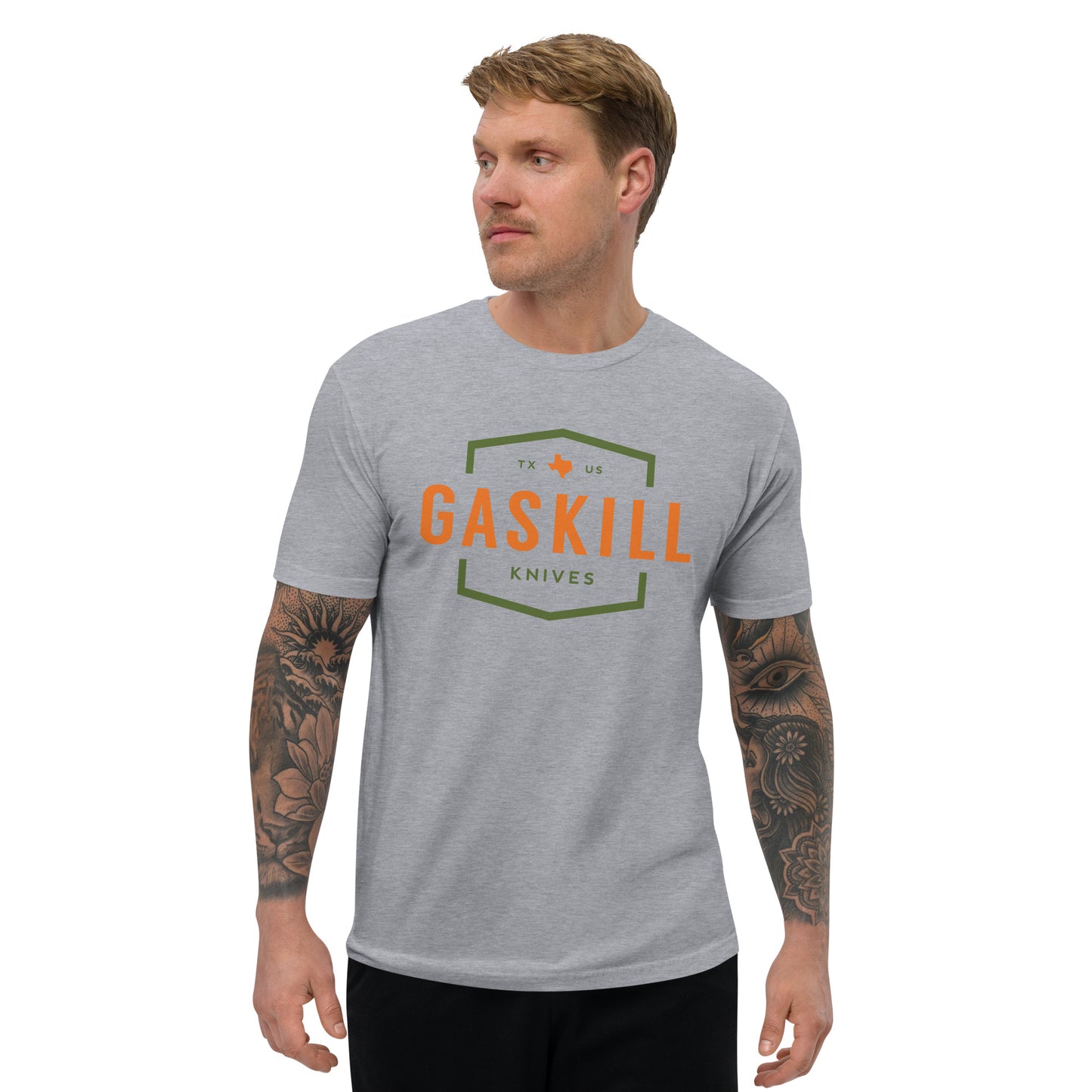 Blend 90/10 - Color Logo - Fitted Color Short Sleeve T-shirt