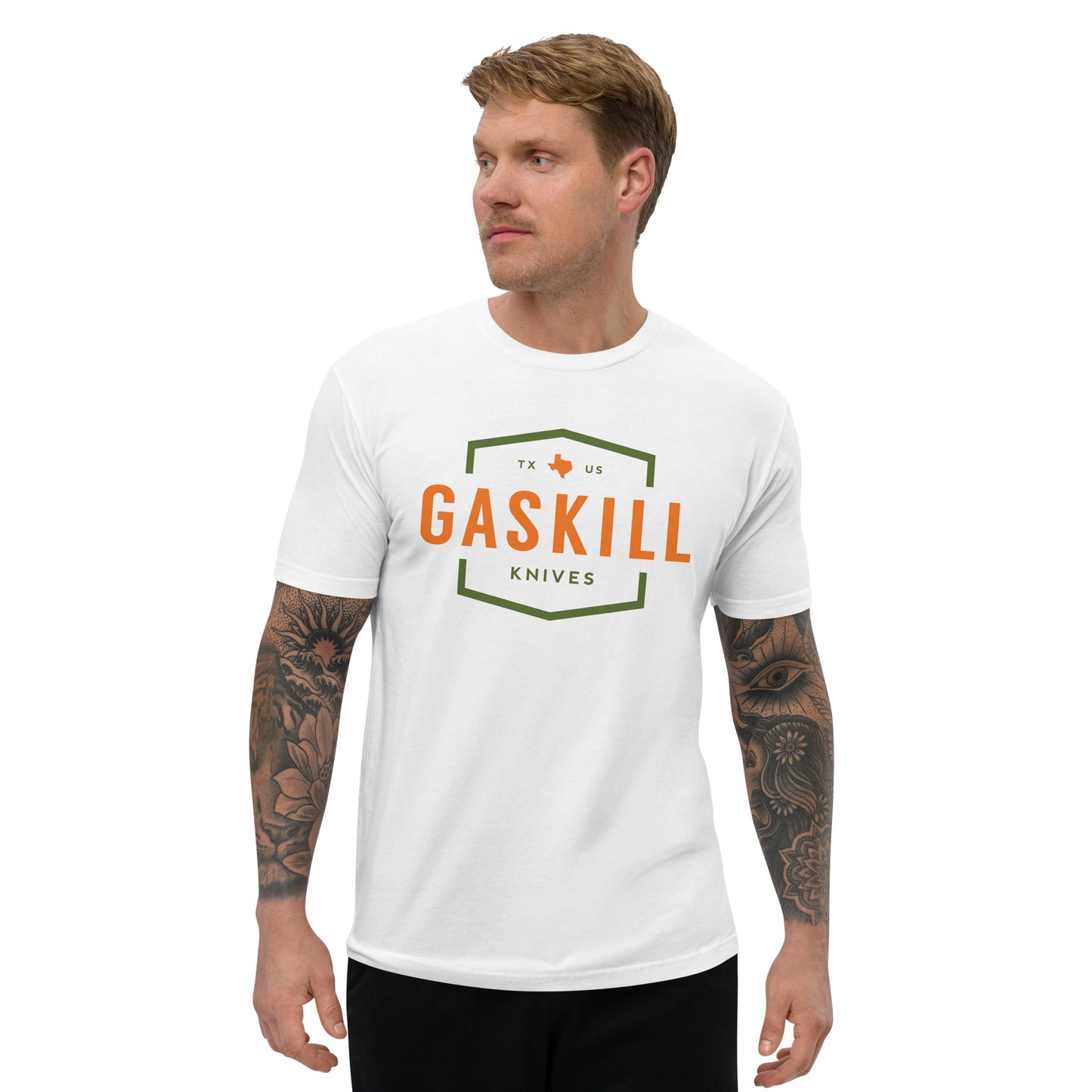 Blend 90/10 - Color Logo - Fitted Color Short Sleeve T-shirt